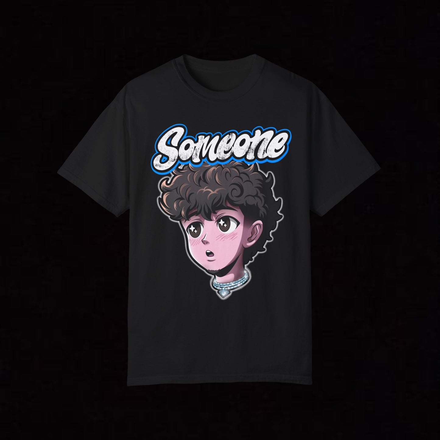 Graphic "Someone" Portrait T-Shirt