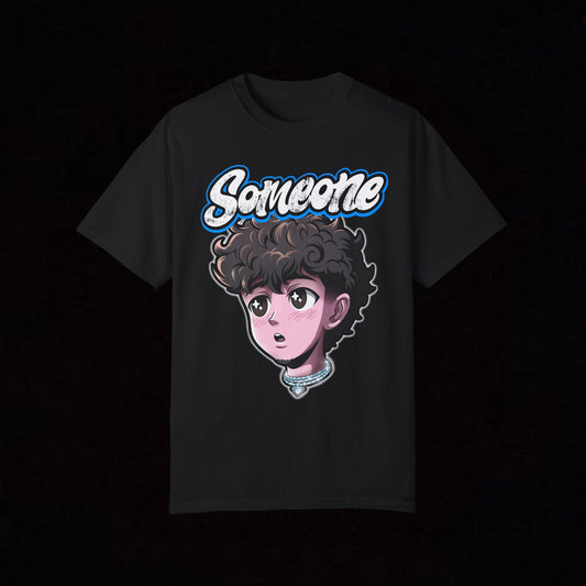 Graphic "Someone" Portrait T-Shirt